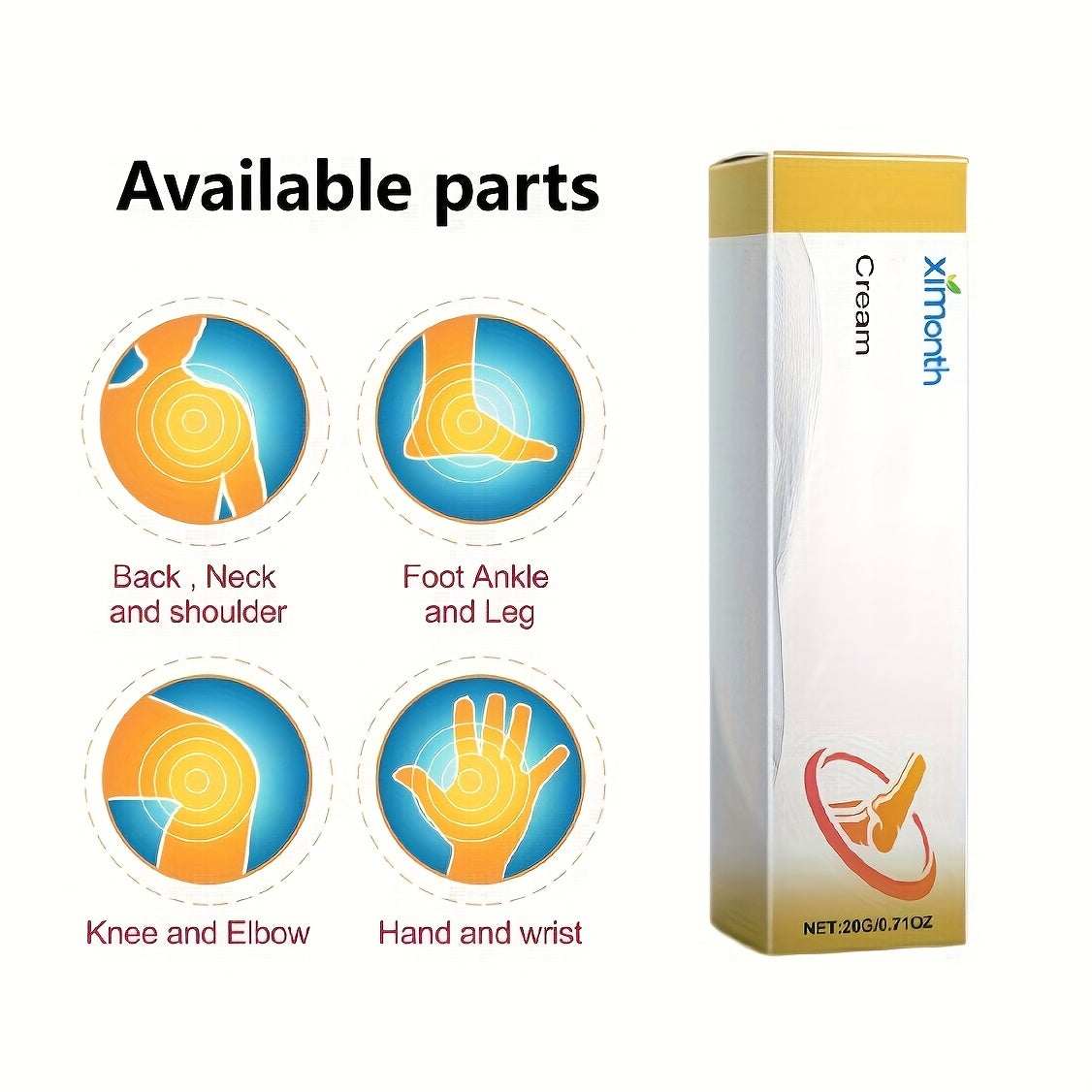 Hand and Foot Balm with Gluconamine Ginseng and Licorice Extract for Nourishment