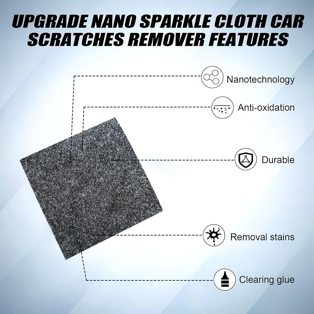 2 шт. ткань для ремонта царапин Nano для автомобилей, легкое быстрое универсальное восстановление