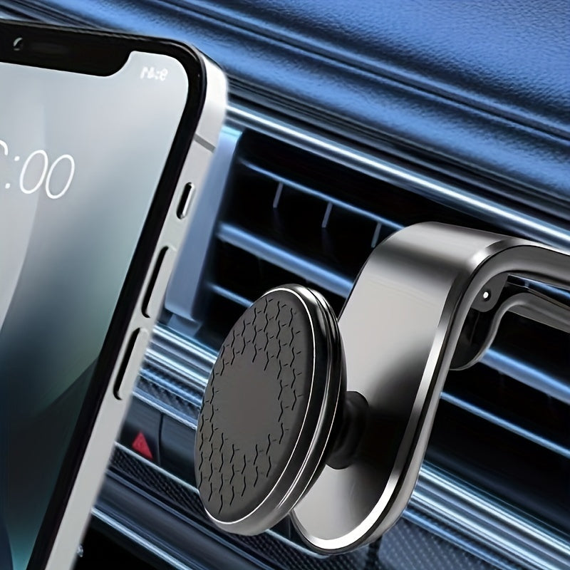 Universal avtomobil telefon uchun tutqich magnitli vent montaji 360° burilish sozlanadigan