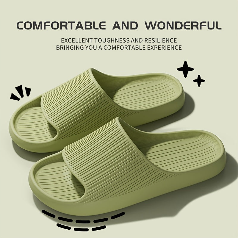 Ayollar uchun EVA slayd sandalki, sirpanmaydigan, ichki va tashqi foydalanish uchun, ochiq uchi, 4 ta rangda