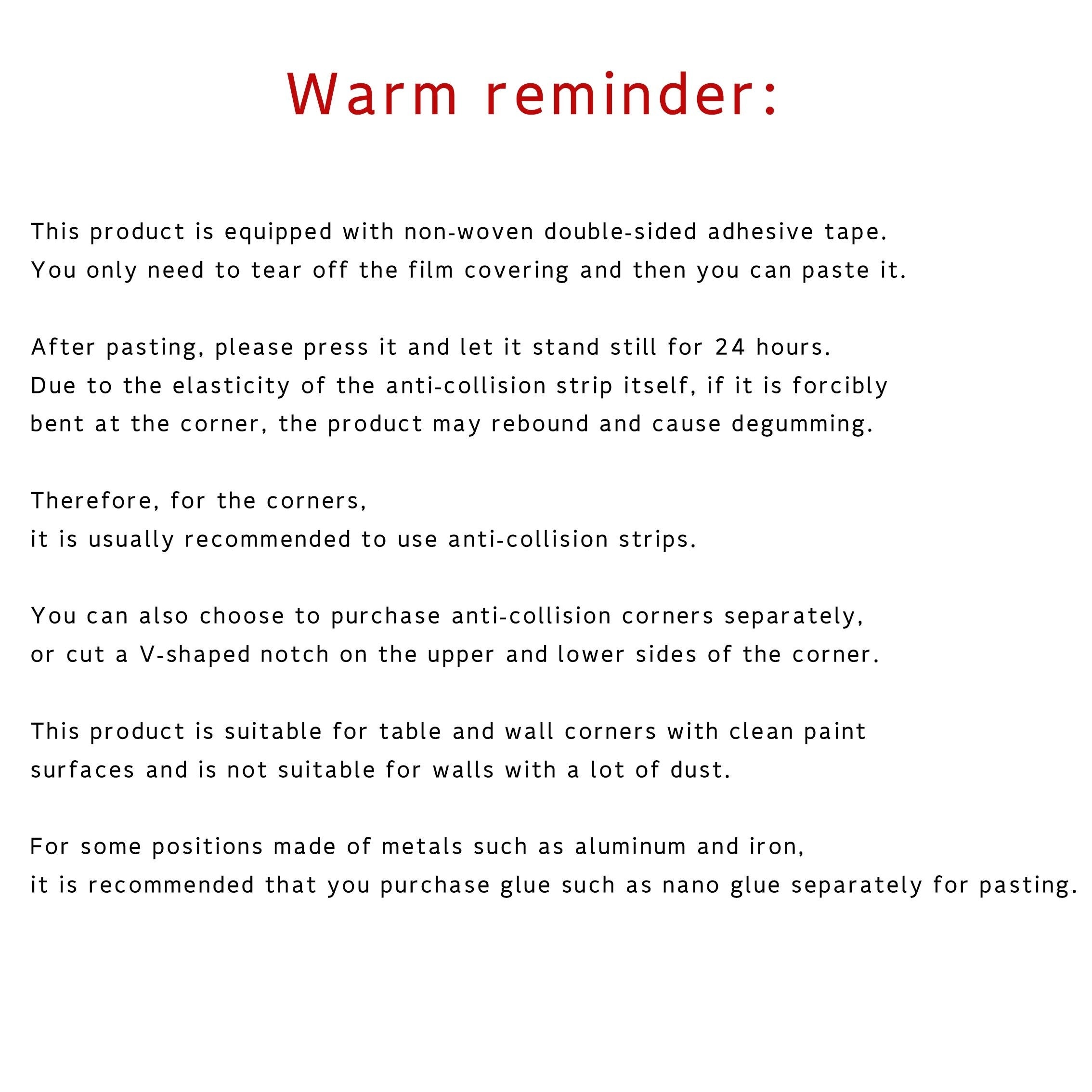 Corner Protector Strip for Table Edges 2 Meters Safety Cover Corner Guard