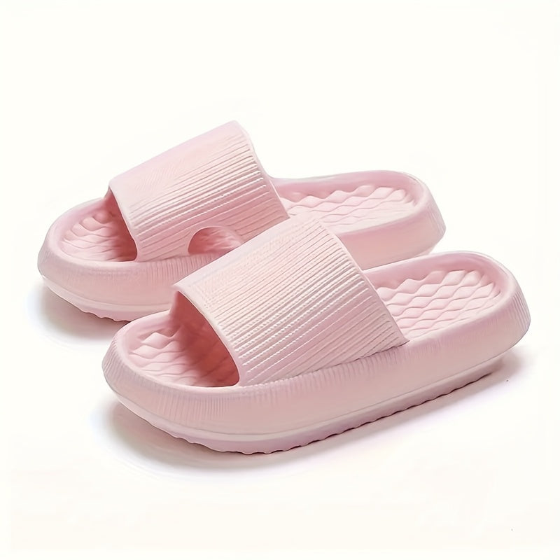 Women EVA Slides Open-Toe Sandals All-Season Beach and Shower Use