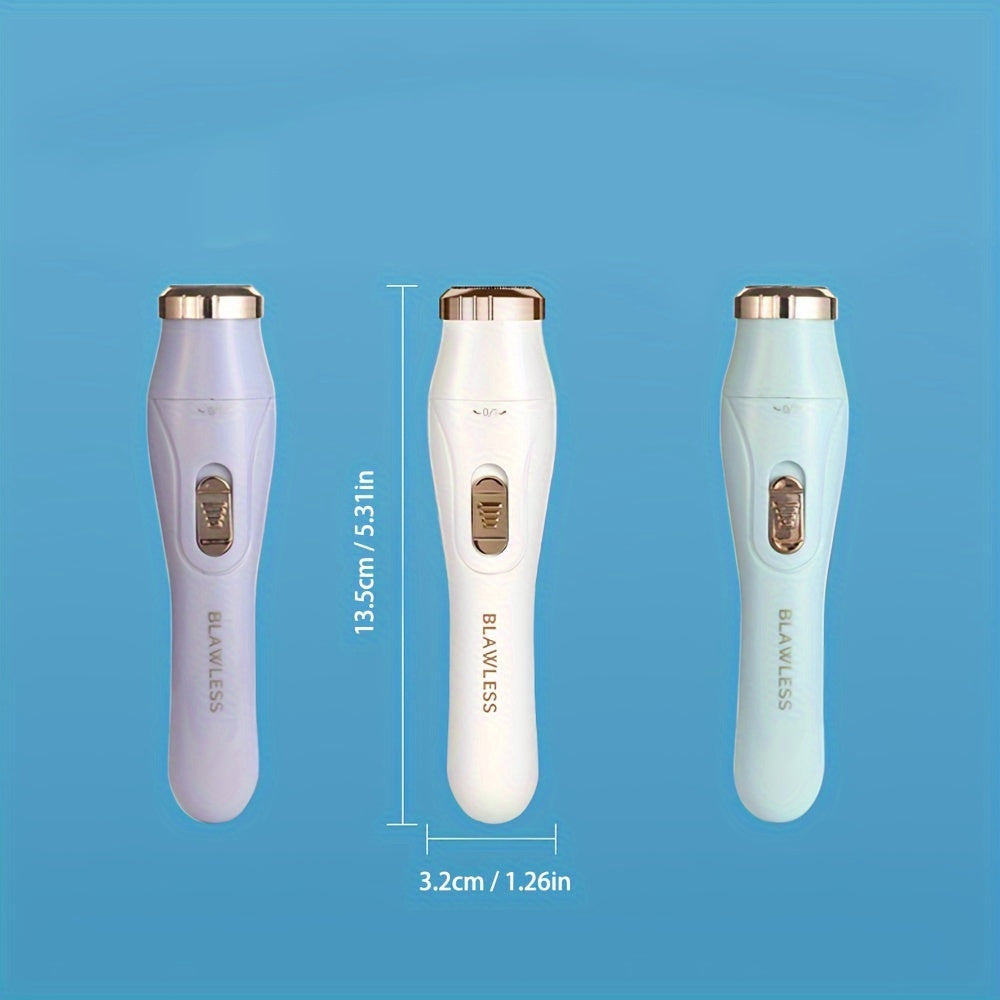 Kit de depilación eléctrica para mujeres 3 en 1 recargable por USB, recortadora de cuerpo completo