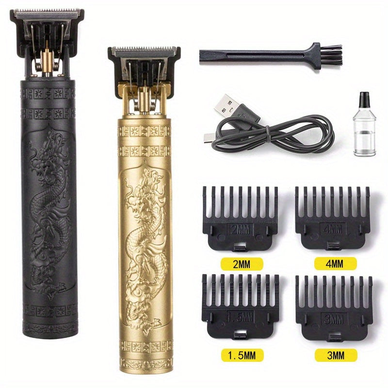 Rechargeable Hair Clipper for Men with USB Charging and Multi-Use Functions