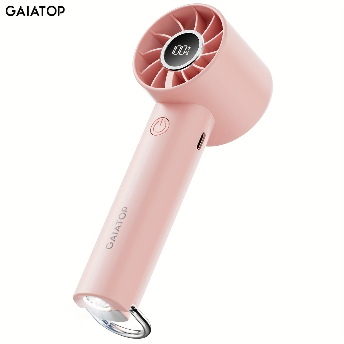 Portable Handheld Fan with 3 Speeds, USB Rechargeable, Compact and Lightweight