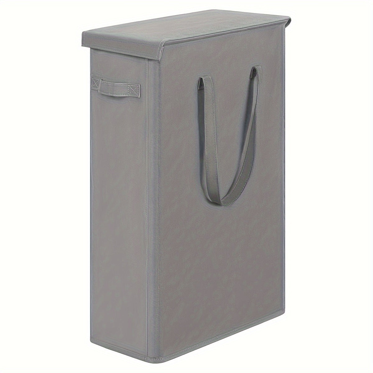 Fabric Laundry Basket Collapsible 60L with Lid Handle Storage Organizer