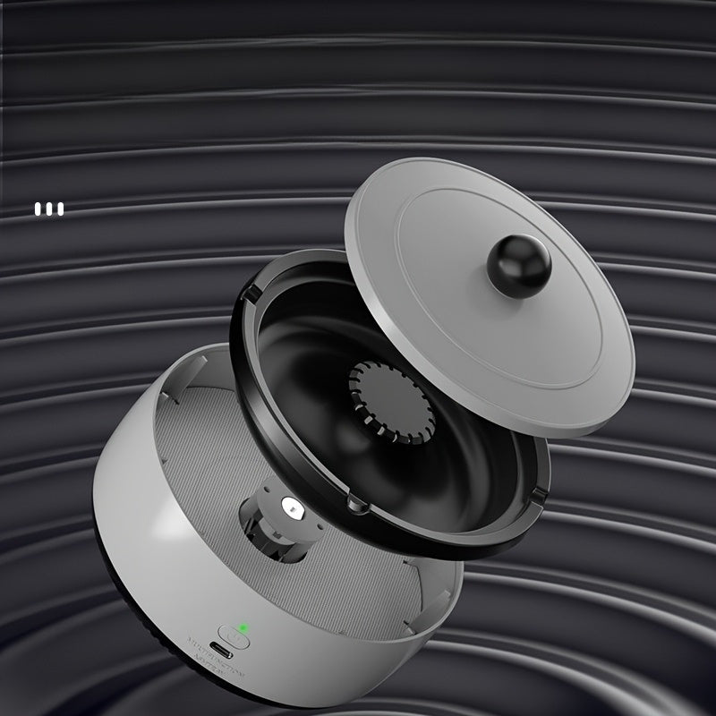 Qopqoqi bo'lgan USB quvvatlangan sigaret tutqichi uy va ofisda havoni tozalaydi, chang va ikkinchi qo'l tutunini yo'q qiladi.