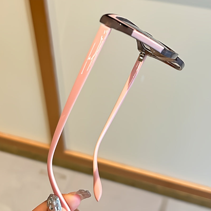 Women's Cat Eye Reading Glasses Vintage Clear Lenses Full Rim PC Frame Metal Hinges +1.0 to +4.0