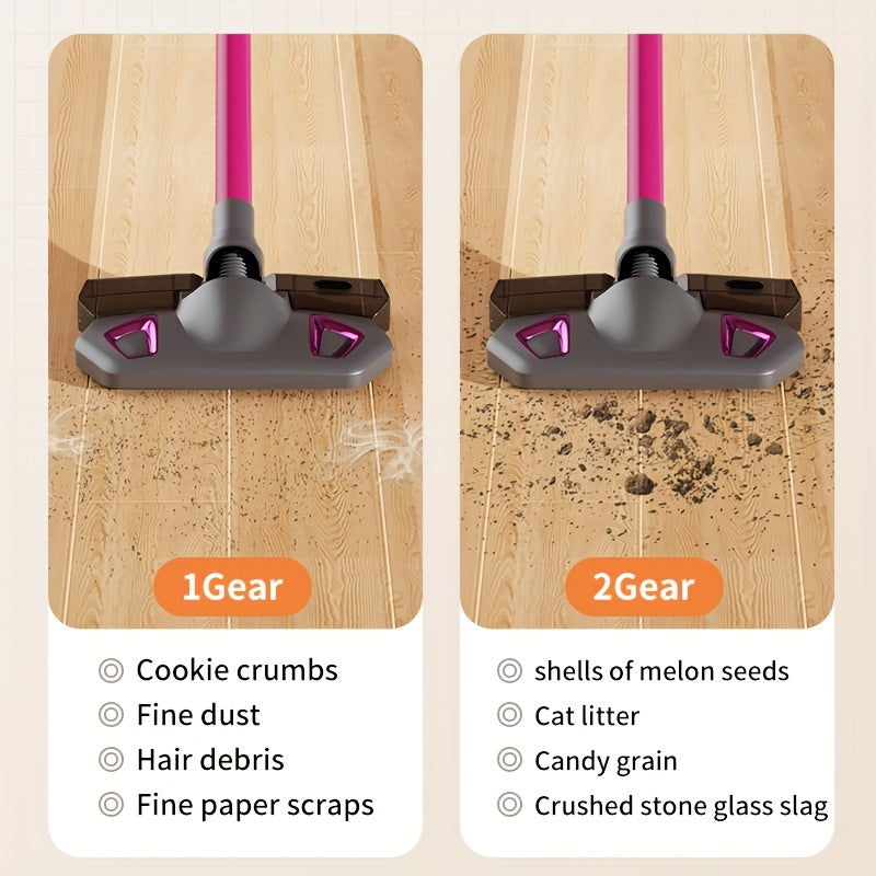 Kabelsiz qo‘l bilan cho‘miladigan changyutgich, kuchli tortish kuchi bilan, USB orqali qayta zaryadlanadigan, it sochlari, pol va gilamlarga mo‘ljallangan