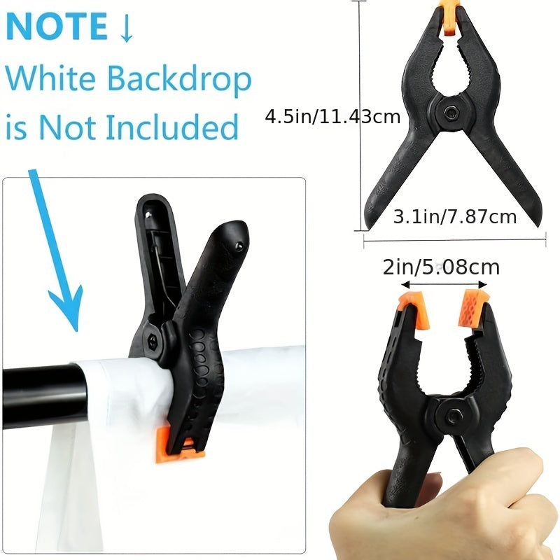 2x2M Iron Photography Studio Backdrop Stand Kit for Photo and Video Sessions