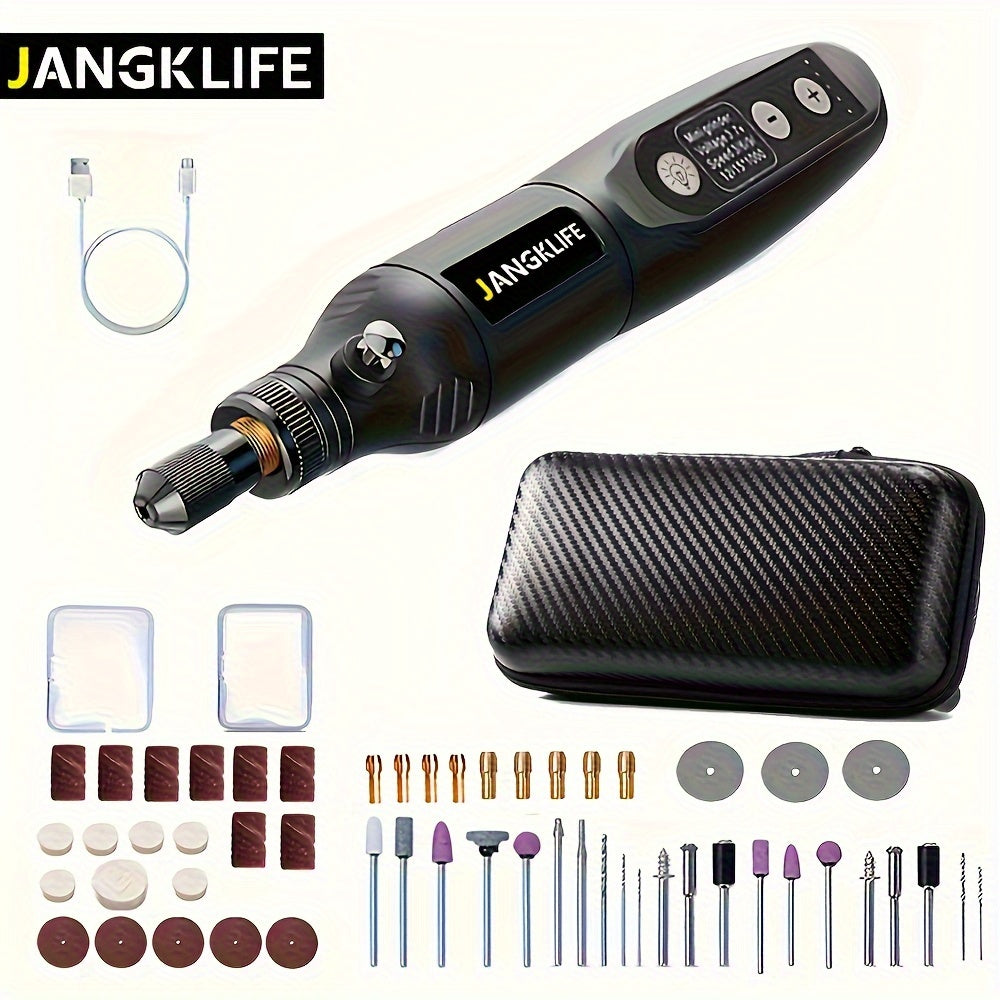 Мини-набор вращающегося инструмента с беспроводной шлифовальной машиной с 5 скоростями для проектов DIY