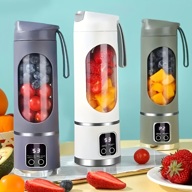 Mini Electric Juicer for Soy Milk Ice Crushing and Fruit Vegetables Portable for Travel Camping