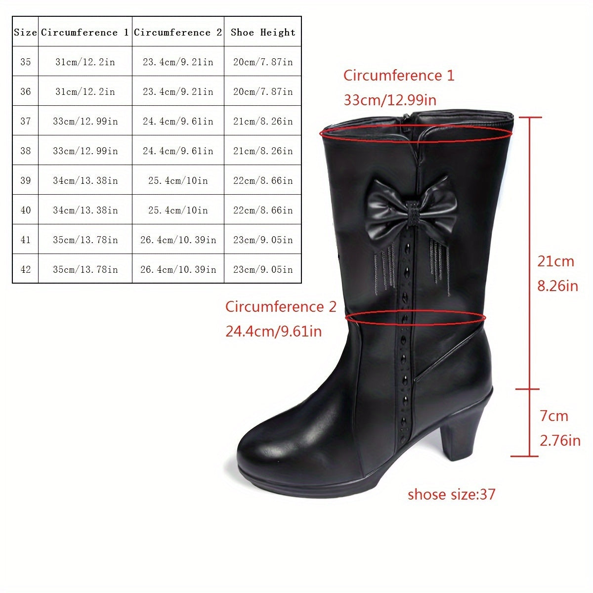 Women's Winter Ankle Boots with Zipper, Slip-Resistant Sole, Cozy Warmth