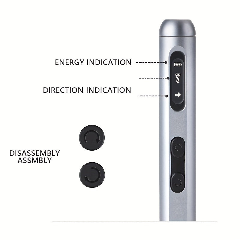 Electric Screwdriver Set with 50 Interchangeable Bits Rechargeable High Torque Quiet Durable
