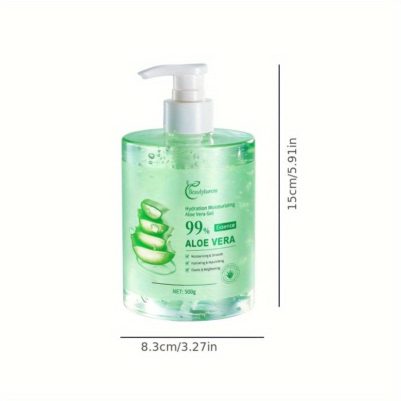 Gel de aloe vera para protección solar y humectación unisex hipoalergénico no graso