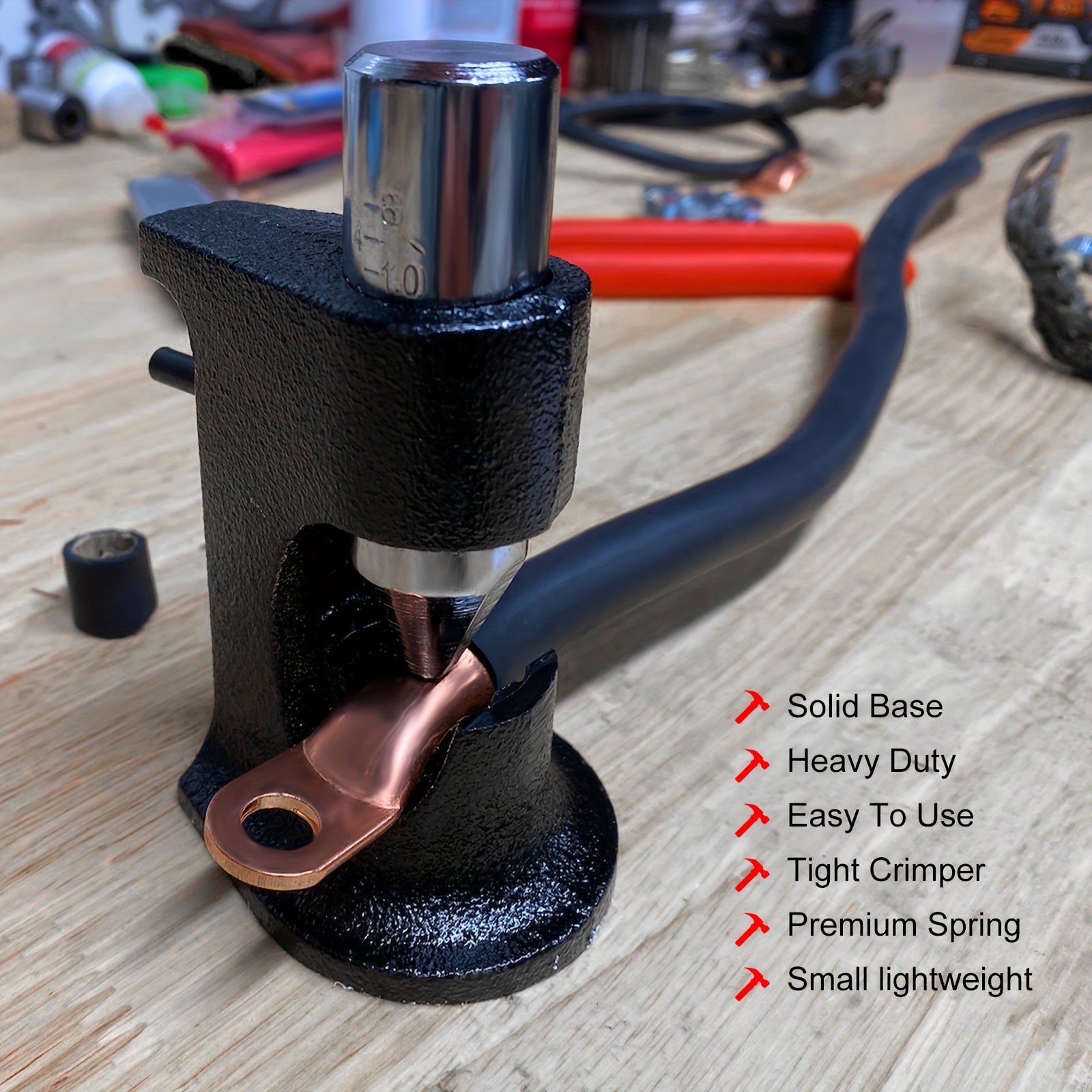 Electrician Wire Terminal Crimper Pliers for 16 to 3/0 AWG Copper