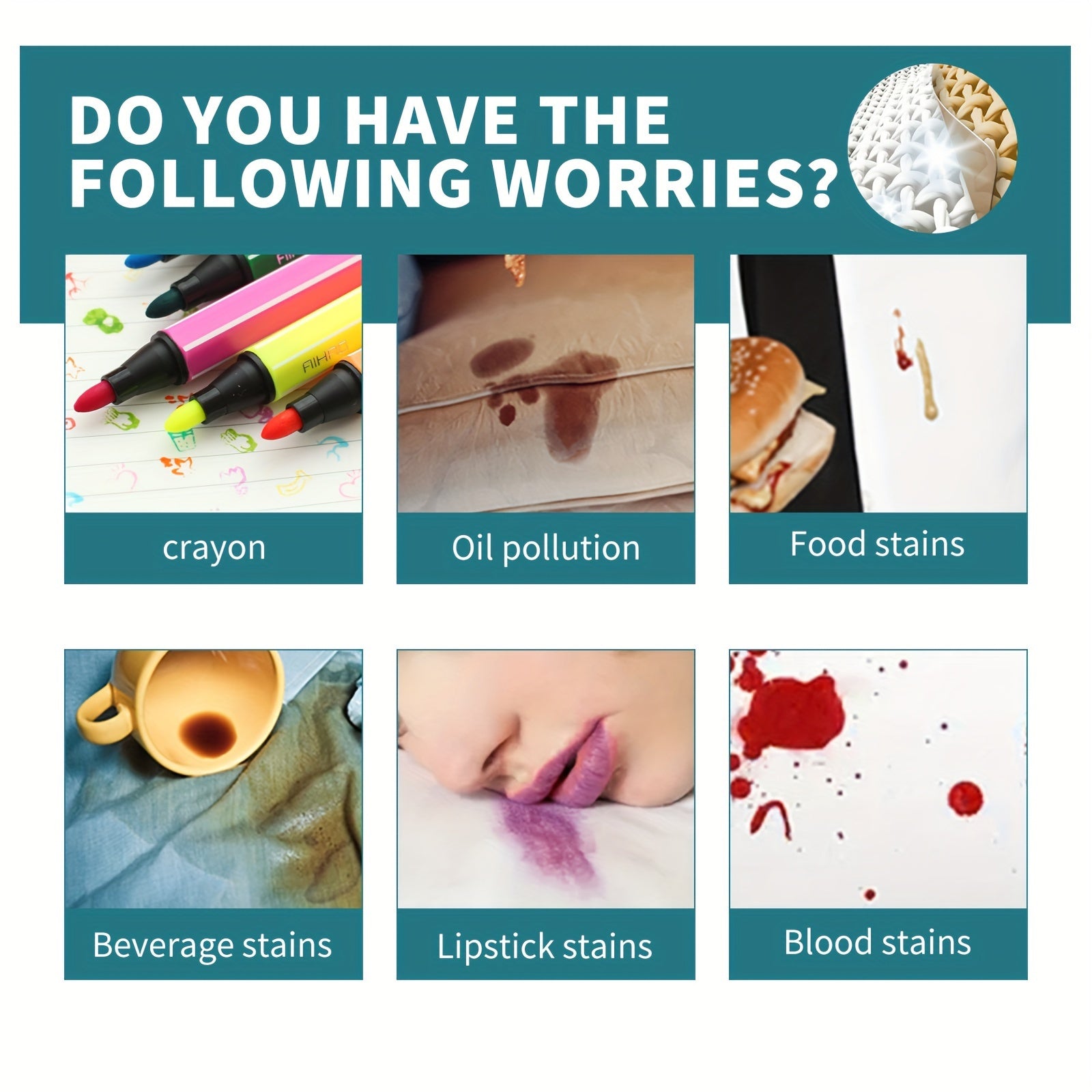 Foam Cleaner for Rvs, Clothing, Carpets and Sofas Stain Remover