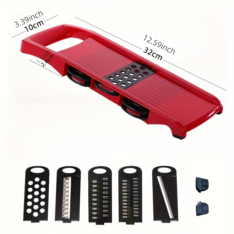 Kitchen Vegetable Knife Set 6/16 ABS Plastic Food Cutter with 8 Steel Blades