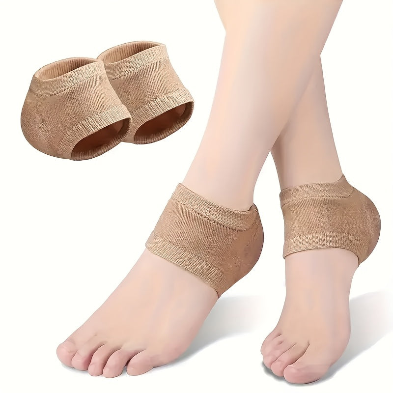 Women's Heel Protection Socks Moisturizing Gel High Heel Sleeves 2-4 Pairs