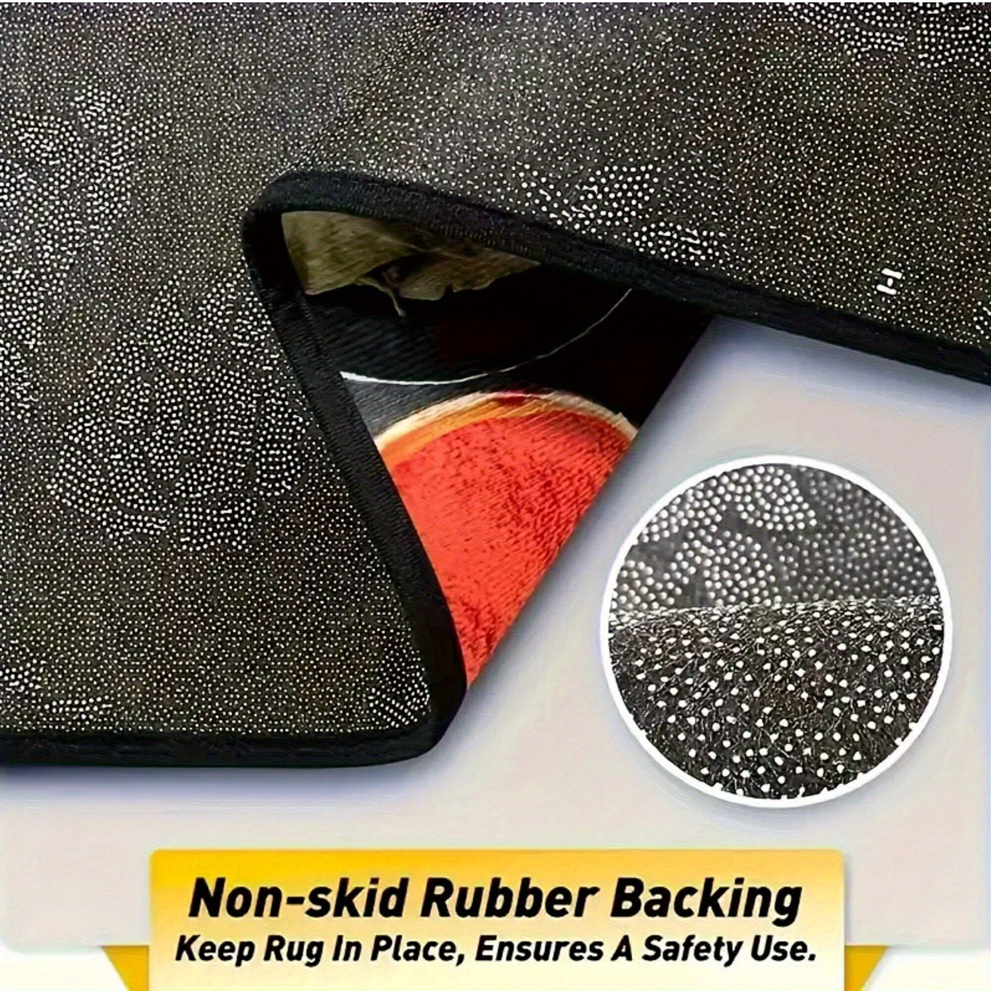 Car Floor Mats Polyester Fiber Racing Stripes Set for Vehicles