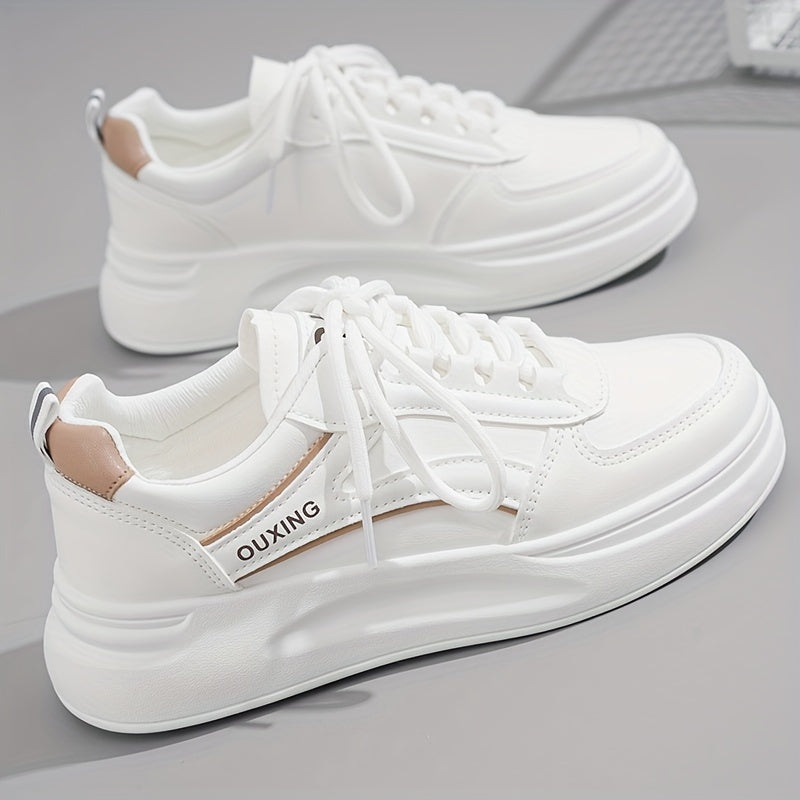 Women's Casual Sneakers - Lightweight Breathable Wide Fit Round Toe Shoes