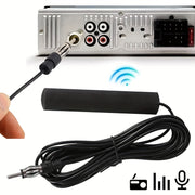Universal Car Radio FM Signal Booster Antenna 5m Battery-Free Automotive Accessory