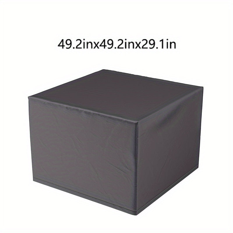 Waterproof Oxford Cloth Patio Furniture Cover Black All-Season Outdoor Dust Snow Frost UV Resistant