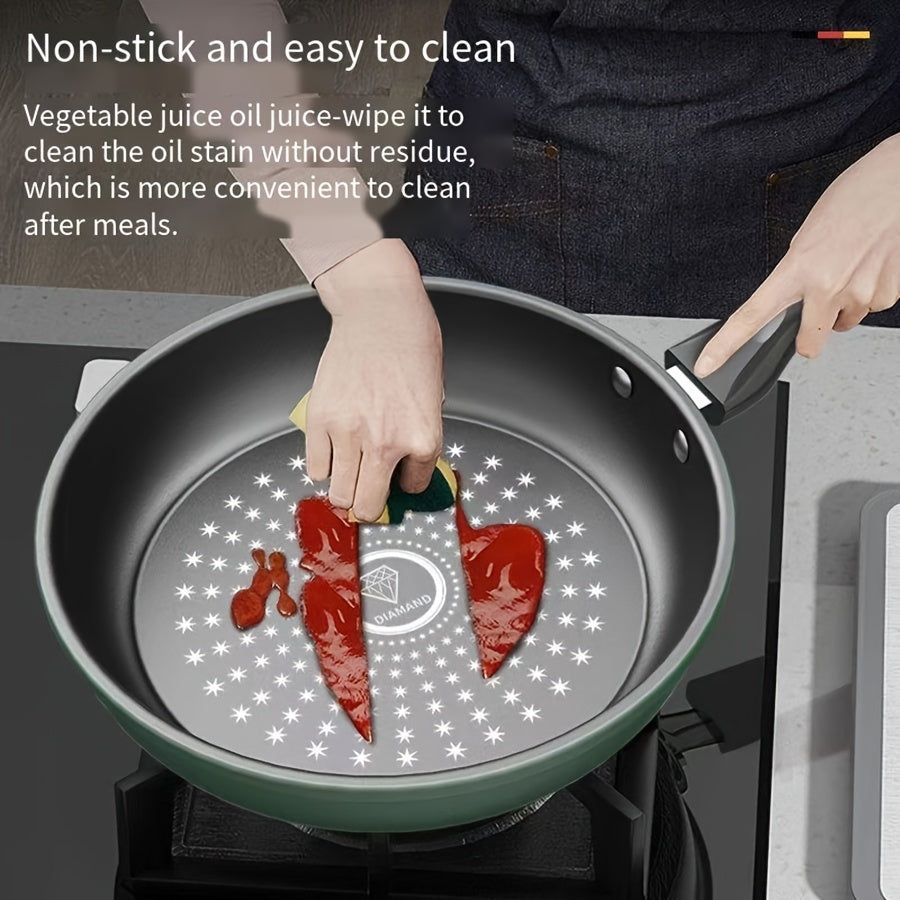 Non-Stick Frying Pan Set with Lid for Gas and Induction Stoves
