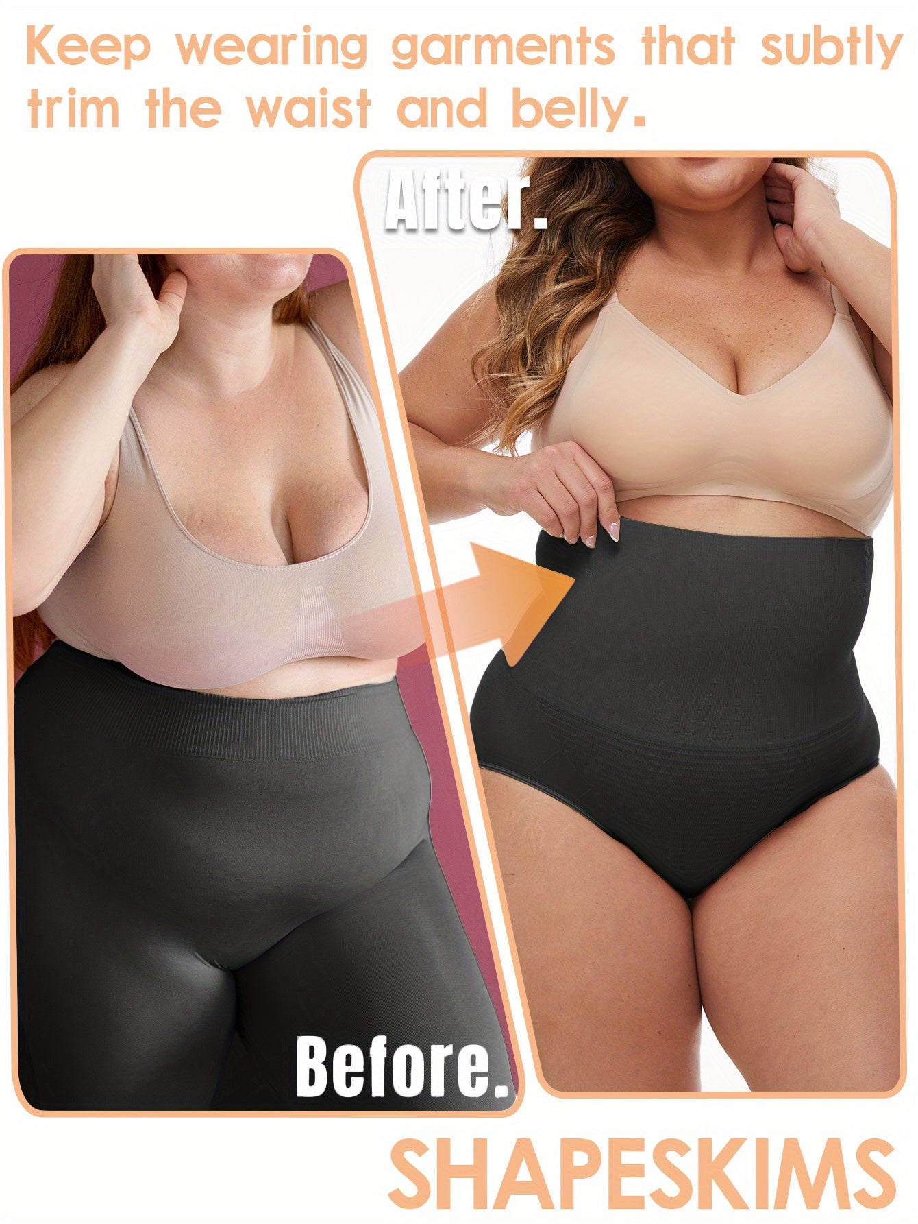 Women's Seamless High Waist Tummy Control Body Shaping Underwear