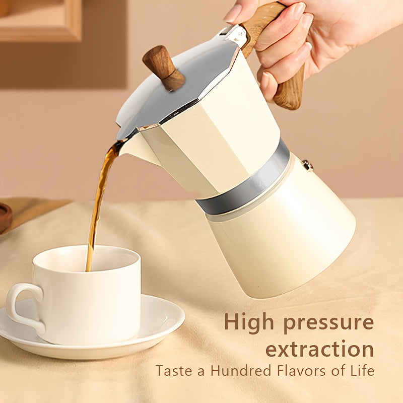 Mini Espresso Maker 50ml Metal Coffee Percolator for RV Travel Camping