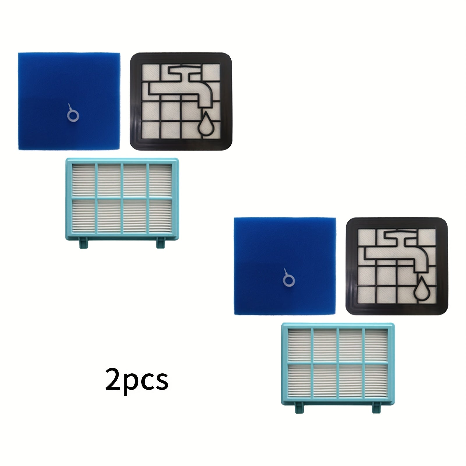 Washable Vacuum Cleaner Filter for Philips FC9331 FC9332 FC8010 01