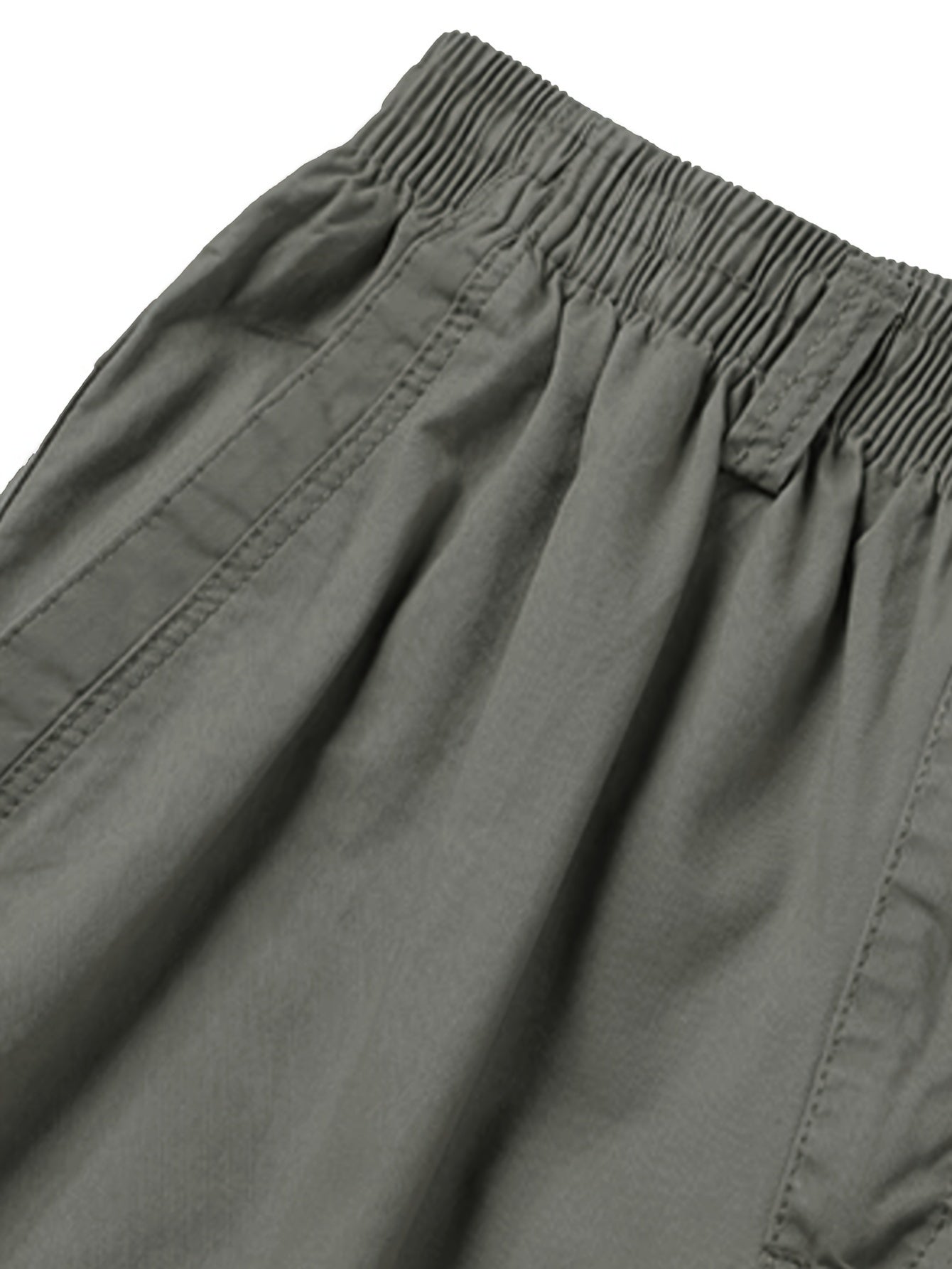 2 ta sof paxta erkaklar uchun tasodifiy shim, bir xil rangda, ochiq havoda kiyish uchun mos.