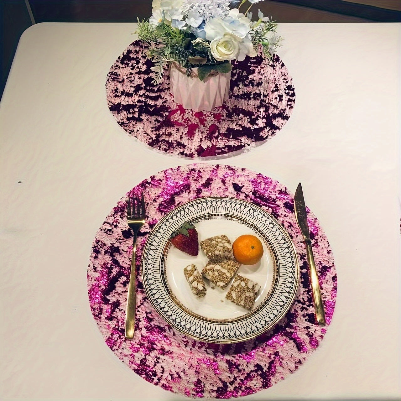 Juego de 50 posavasos redondos desechables dorados para bodas, cumpleaños y decoración del hogar