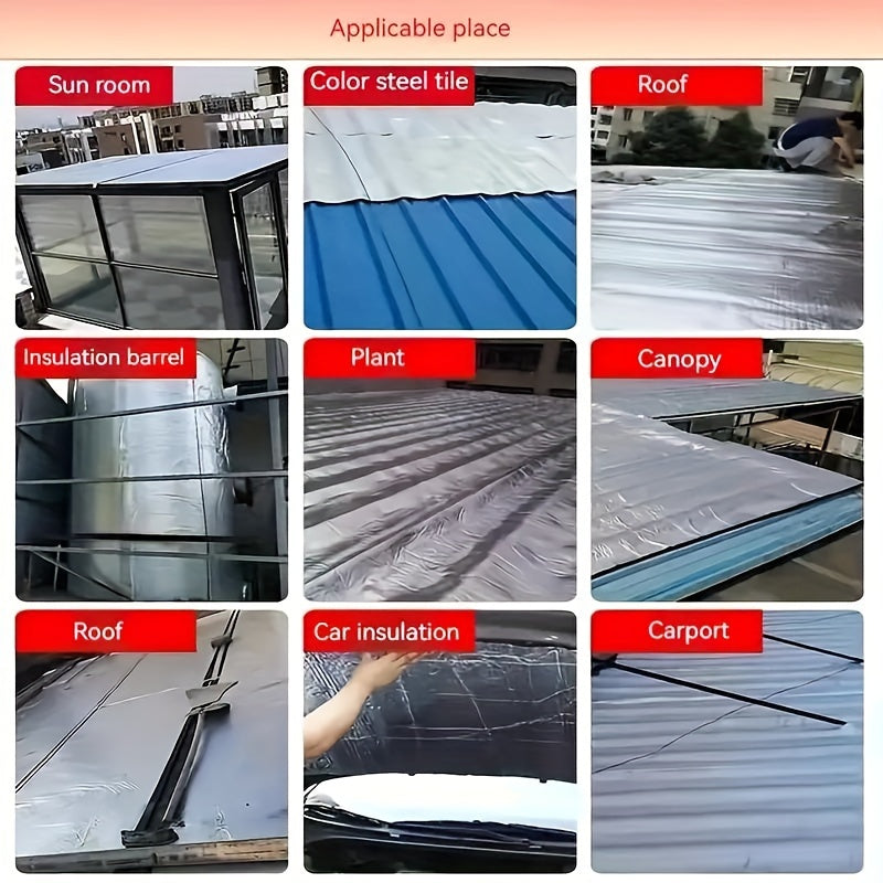 Foam Rubber Soundproofing Insulation Mat for Car Hood Fenders 10mm Thick