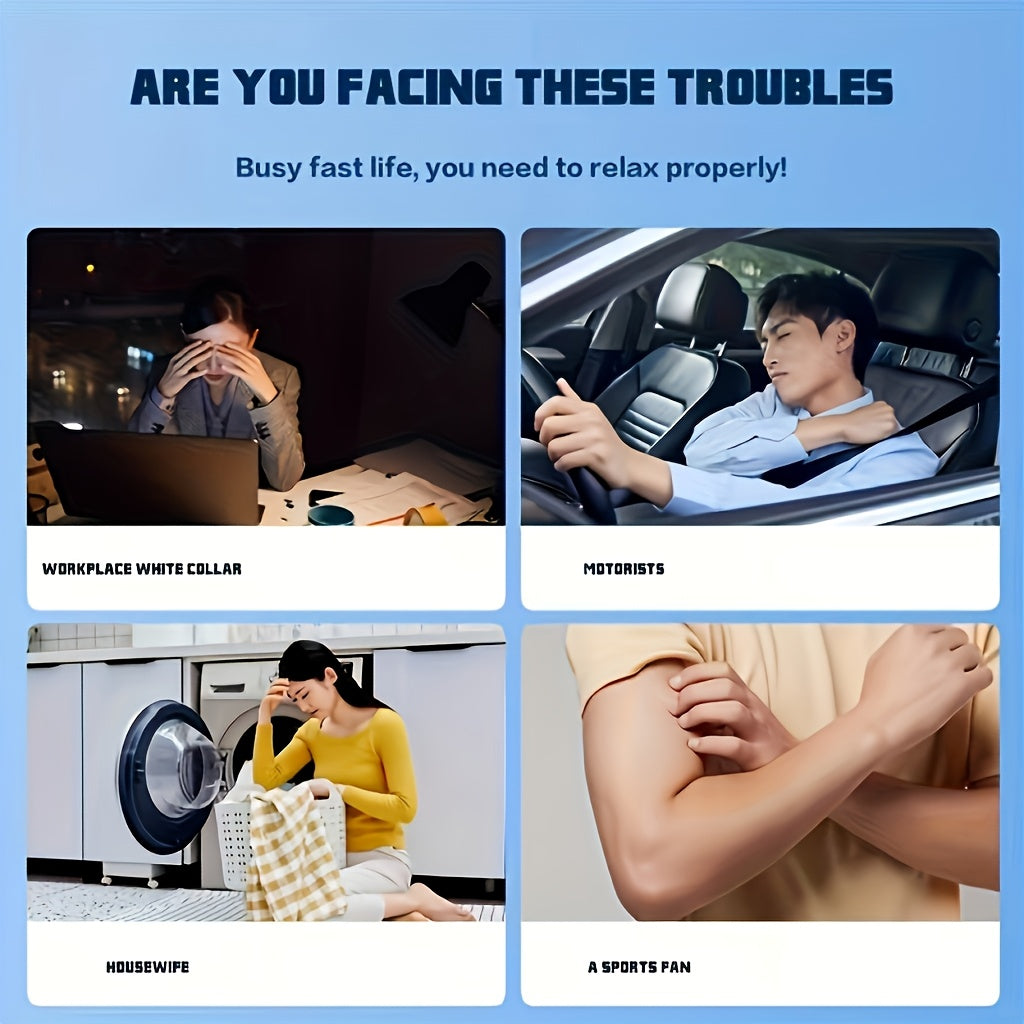 Перезаряжаемый стимулятор мышц с улучшенными функциями: 6 режимов, 8 электродов и 19 уровней интенсивности