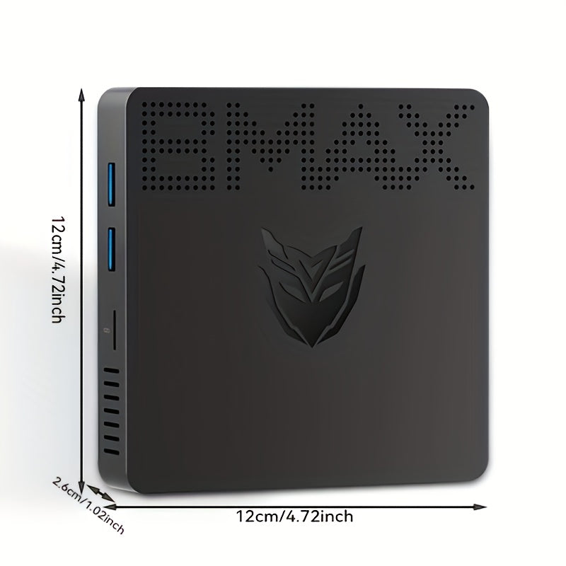 BMAX B1 PRO Mini PC - 8GB RAM, 128GB SSD, Intel N4000 Protsessori, Windows 11 Pro, Integratsiyalashgan Intel Grafika, Wi-Fi Ulanishi, Yevropa Plug.