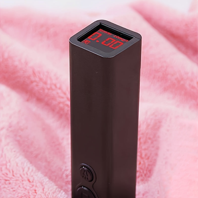 Toalla de baño con capucha de microfibra para niños, color rosa con orejas de oveja, súper absorbente, 69x140 cm