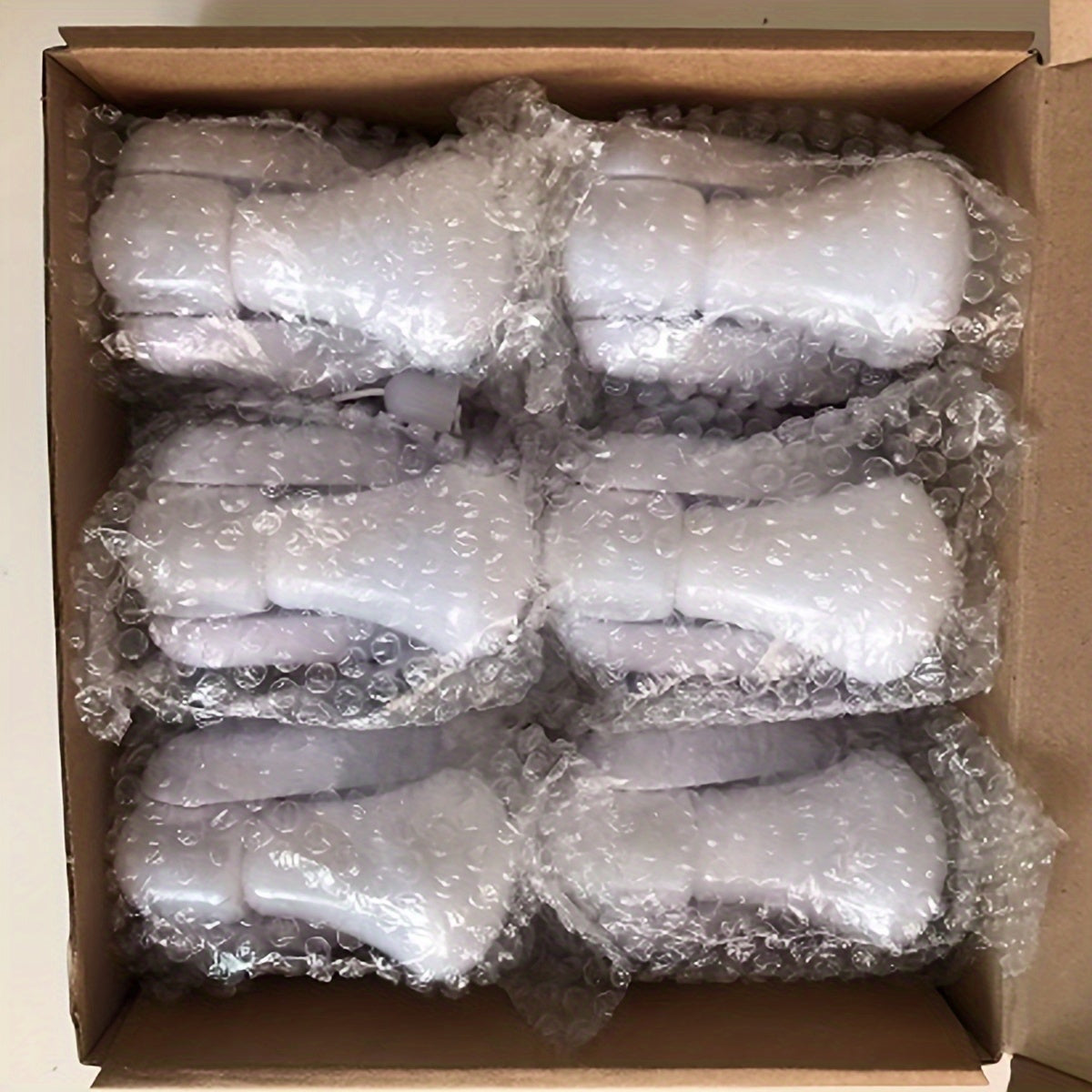 White LED Night Light Battery-Powered Cordless Wall Mount for Bedside or Cabinet