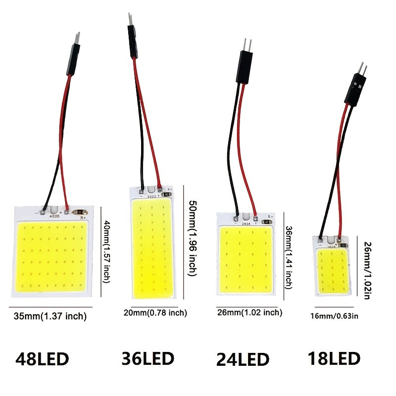 Bombilla LED C10W T10 W5W 12V 6500K Blanco Interior Luz de cúpula del maletero