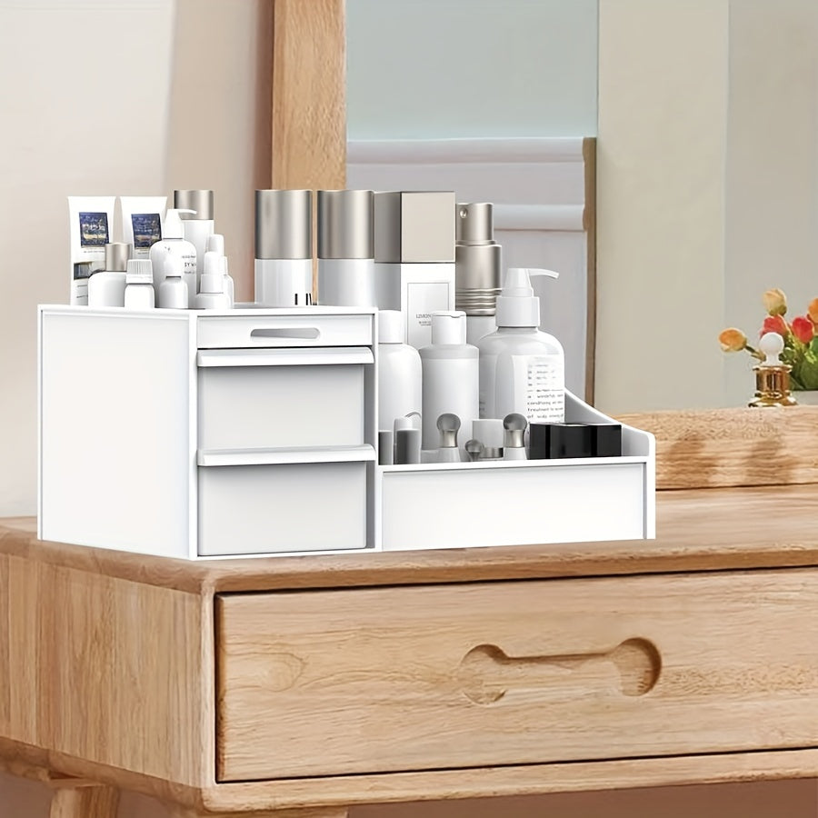 Большой органайзер для хранения косметики и кистей для ухода за кожей