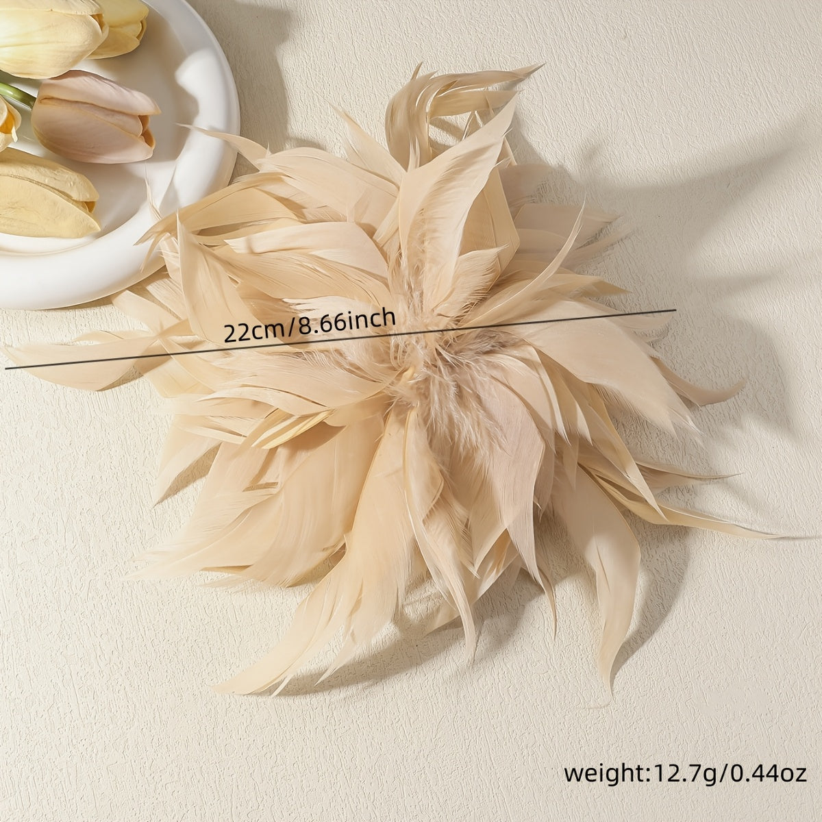 Boho Chic Feather Brooch Colorful Fashion Accessory for Women