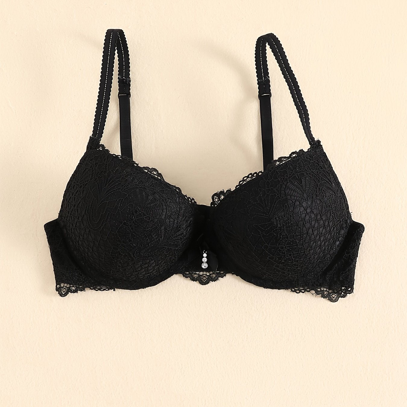 Women's Floral Lace Push-Up Bra Lingerie Underwear