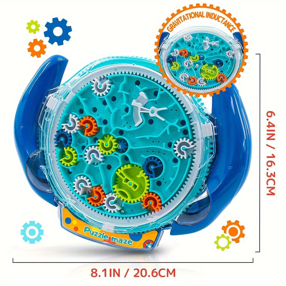 Educational Toy Gear Maze with 24 Levels ABS Blue for Ages 6+
