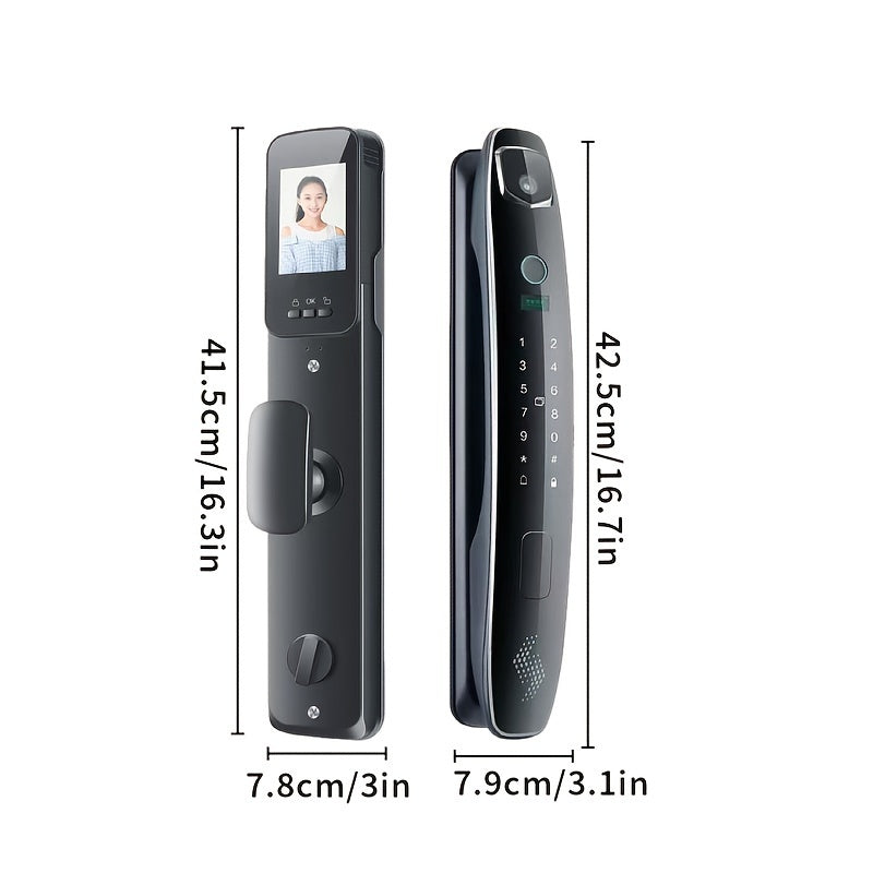Smart Lock with 3D Facial Recognition Fingerprint and Password Home Security