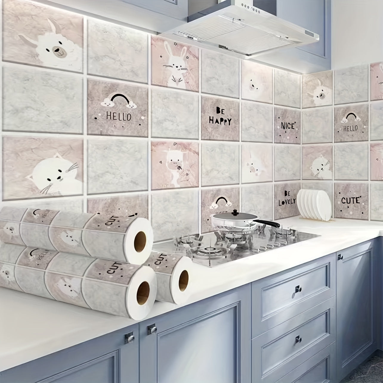 Waterproof Marble Self-Adhesive Wallpaper for Furniture Renovation DIY Decor