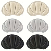 Unisex Soft Heel Pads for Shoes Reusable Protective Liners for Looseness