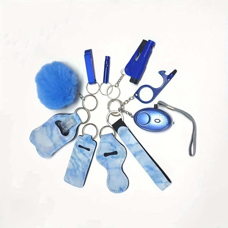 Self-Defense Kit for Women, Personal Alarm, Safety Accessories, 10-Piece Set