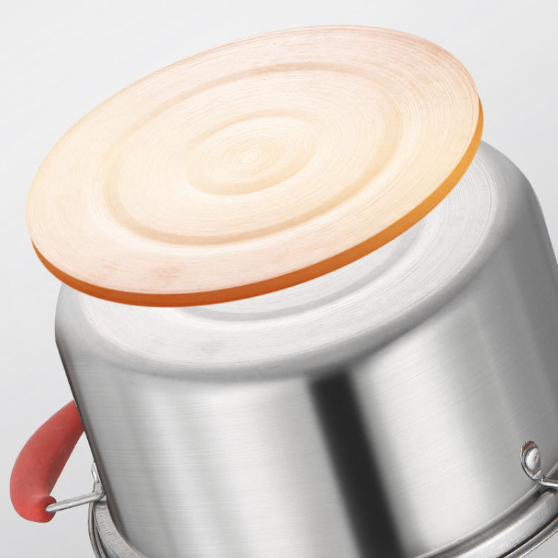 Shisha qopqoqli va asbob-uskunalar bilan 10 ta zanglamaydigan po'latdan tayyorlangan idishlar to'plami