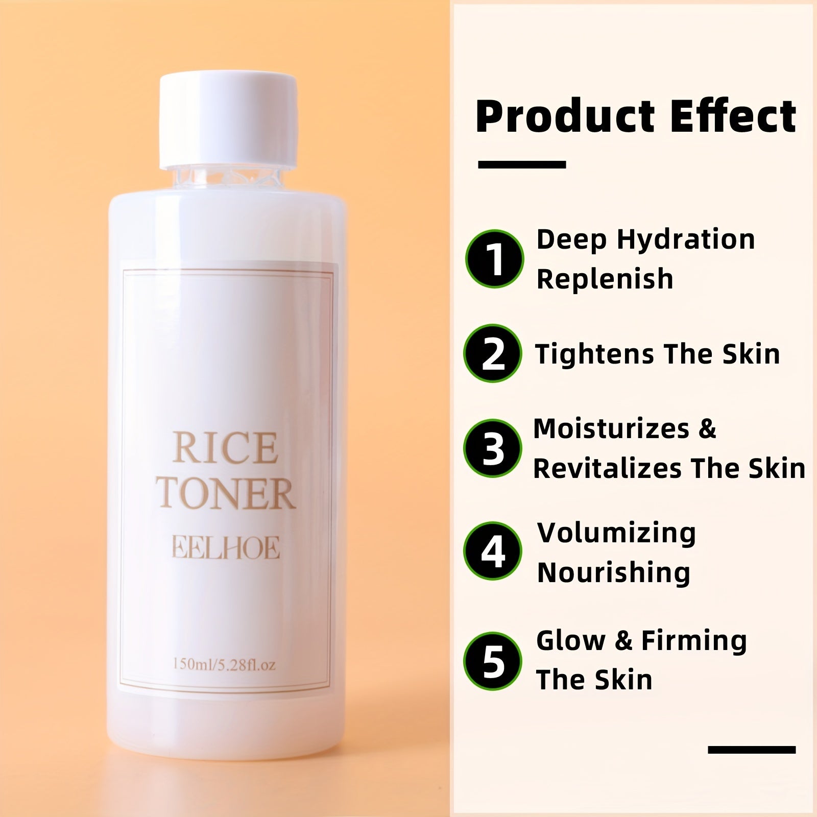 Hydrating Rice Extract Facial Toner for Men and Women 150ml