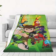 Kids Soft Flannel Fleece Blanket with Digital Print for All Seasons
